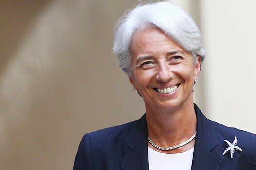 WASHINGTON, DC - JULY 05: Christine Lagarde, newly appointed Managing Director of the International Monetary Fund, arrives for her first day of work at IMF headquarters July 5, 2011 in Washington, DC. Lagarde replaces Dominque Strauss-Kahn as the head of the IMF, and is the first woman to head the organization. (Photo by Win McNamee/Getty Images)