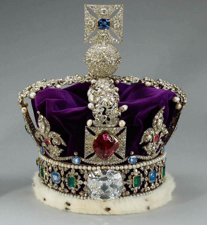 The Imperial State Crown; Queen Elizabeth the Queen Mother's Cro