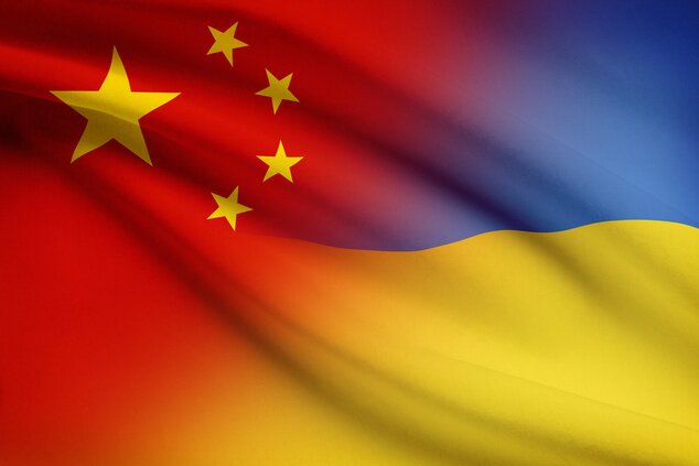 флаг Украина Китай