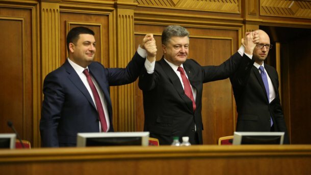 тройка лидеров Украины